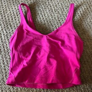 Lululemon align tank in magenta color